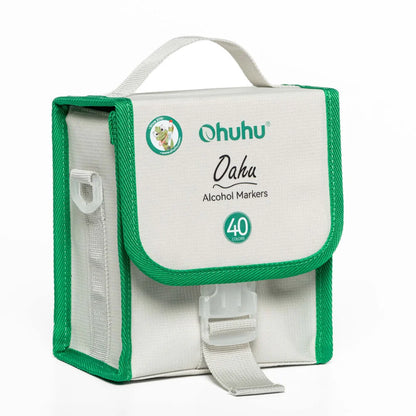 Ohuhu Oahu 40 Colours Dual Tips Alcohol Art Markers, Fine & Chisel