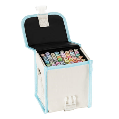 Ohuhu Honolulu B 48 Pastel Colours Dual Tips Alcohol Art Markers - Brush & Fine