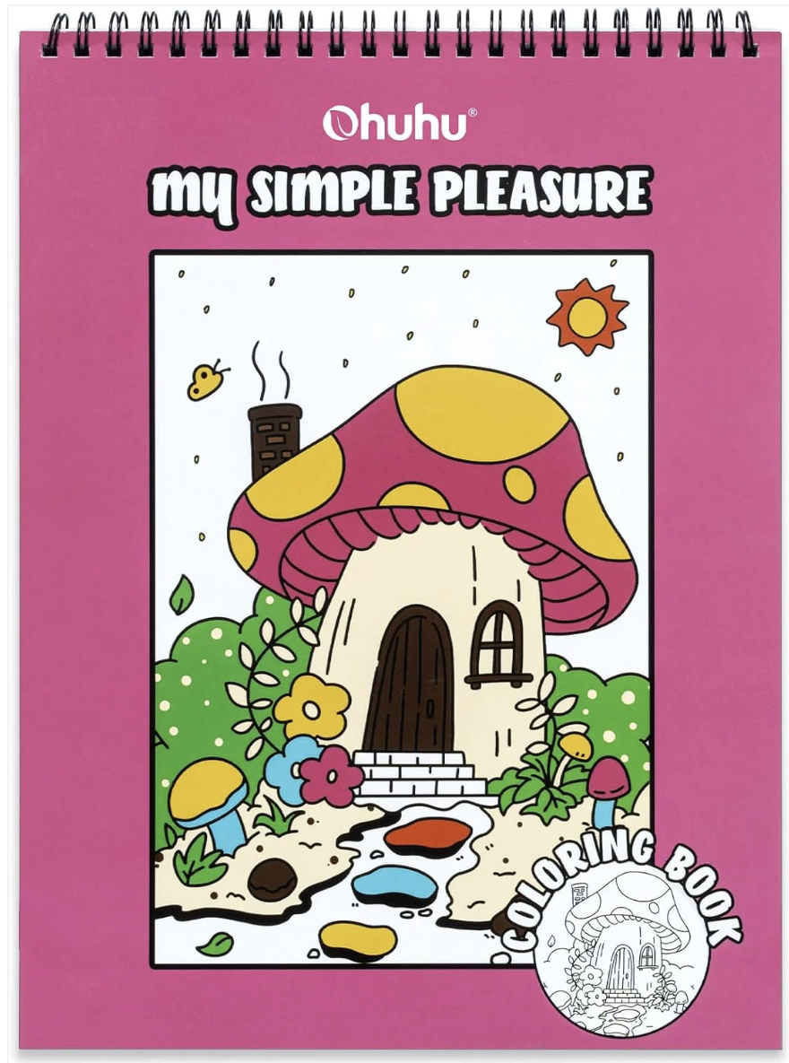 Ohuhu Double-Sided Bleedproof Colouring Book - My Simple Pleasure