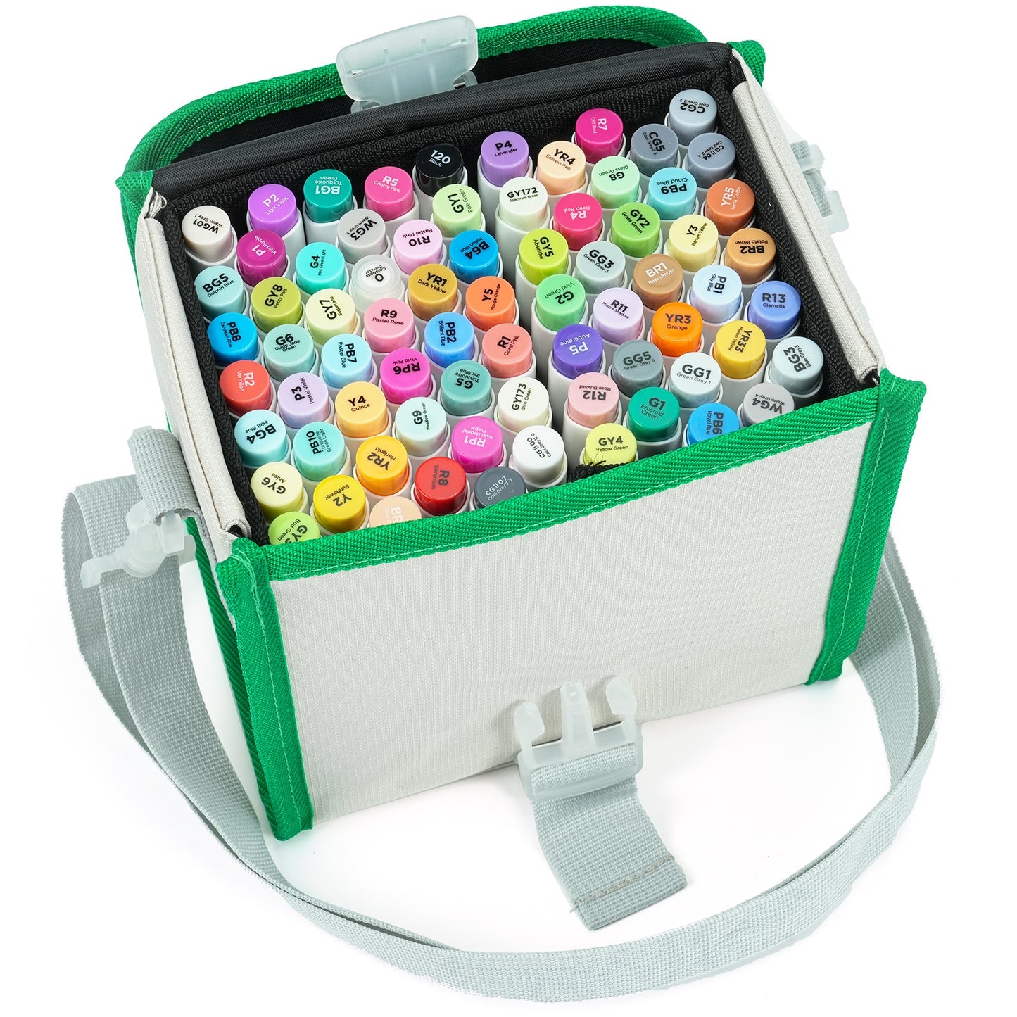 Ohuhu Honolulu 72 Colours Dual Tips Alcohol Art Markers - Brush & Chisel