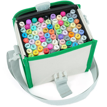 Ohuhu Honolulu 72 Colours Dual Tips Alcohol Art Markers - Brush & Chisel